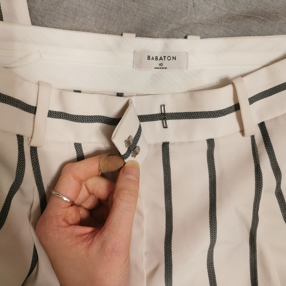 Babaton wide leg dress pant size 10